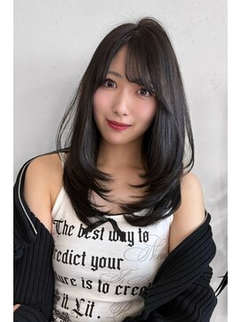 アム 表参道(am) レイヤーカット×巻ける縮毛矯正