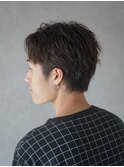 《asu》リバースセンターパート/ニュアンスパーマ/ダウンバング