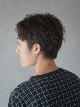 エルズ 大宮店(ailes) 《asu》リバースセンターパート/ニュアンスパーマ/ダウンバング
