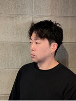 ワンワンオー バーバーショップ コンチネンタル(@110 BARBER SHOP continental) ツイストアップバングツーブロ