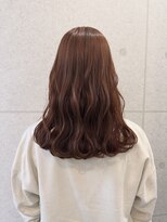 ウフアンビアンス(Oeuf.ambiance)&nbsp;ブリーチなしでオレンジベージュ