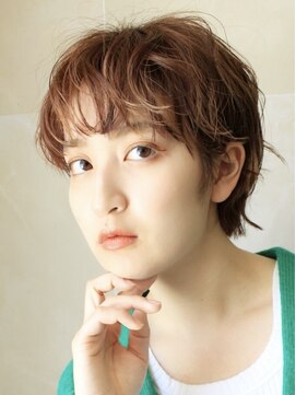 メリケンビューティーパーラー コウベ(MERICAN BEAUTY PARLOR KOBE) 大人ショートボブ白髪ぼかし40代50代60代ショートパーマ前髪あり