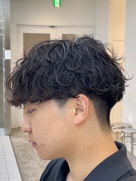フィフスパーク(fifth PARK) 柔らかシャドウパーマの刈り上げマッシュ◎