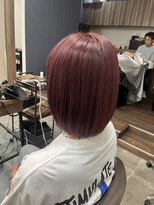 バセット バイ アルター 鎌取店(basset by aL-ter)&nbsp;ハッシュカット/グレージュ/デザインカラー/鎌取