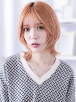エノア バイ カバーヘア(ENOA by COVERHAIR) 30代秋のオレンジベージュウルフ