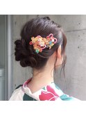 tomoヘア＊浴衣似合わせヘアアレンジ　まとめ髪