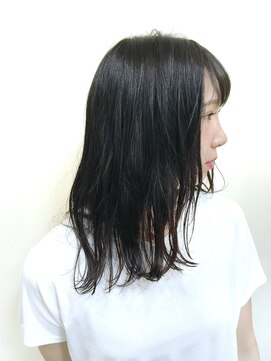 モリオフロムロンドン 大宮店(morio from London) 【担当坪井】ラフウェーブ×ワンレンミディ