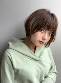 小顔ショート&ラフパーマ