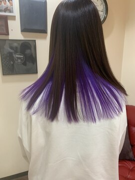 ヘアアンドスペース ベロン(hair&space velon) バイオレットインナー