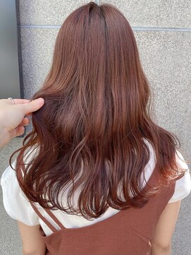 キラ 渋谷(KILLA) オレンジブラウン　大人可愛い　ココアブラウン