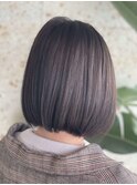 グレージュ/ショートボブ