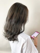 オル(Olu)&nbsp;【MASAYA】オリーブベージュ×透明感ロング