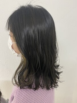 アングゥ ウル(ungu ul) インナーカラー/オリーブカラー