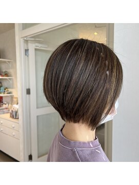 リセテラス (Lycee terrace) 脱白髪染め　ハイライトブレンドカラー　30代 40代 50代