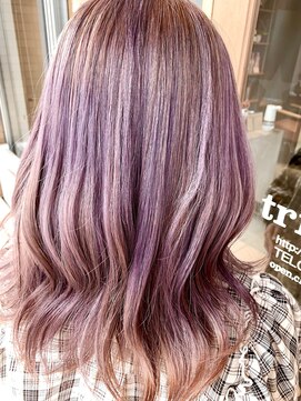 トリニティ(trinity) ブリーチダブルカラーラベンダー・ピンク・ベージュ【豊見城】
