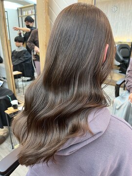 ピープスアンドスー 表参道 渋谷(Peeps&Suu.) 透明感カラー　グレージュ　艶カラー　艶髪　髪質改善