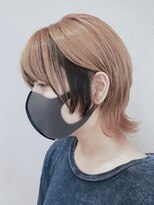 アッドヘアー(Add hair)&nbsp;ウルフカット/外ハネ/セクションカラー/ダークカラー