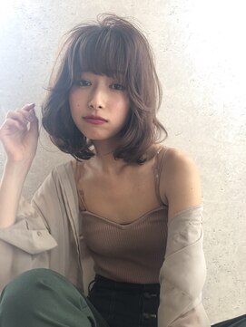 サンプラス(san+) シアボブ×ミルクティーブラウン