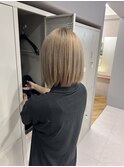 ハイトーン ミルクティー ブリーチ ベージュ 三宮 神戸