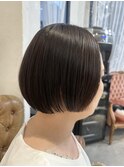 黒髪髪質改善ショートボブ