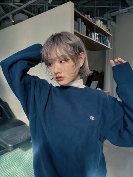 エルム 原宿 表参道(yelm) ★くびレイヤーエモージュイメチェンハッシュカットフルバング