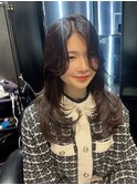 韓国レイヤー/髪質改善トリートメント/前髪パーマ/小顔顔周り