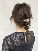 ヘアアレンジ＊ルーズローポニー