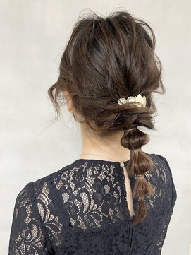 トッカ ヘアアンドトリートメント バイ リウム(tocca hair&treatment by Rium) ヘアアレンジ＊ルーズローポニー