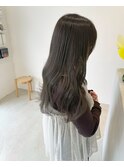 透明感赤みなしオリーブグレージュ/ブリーチなし