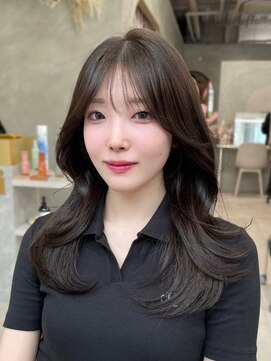 ユニ 原宿(uni) #56/前髪/アンブレラカラー/こなれミディ/イメチェン/ウェーブパ