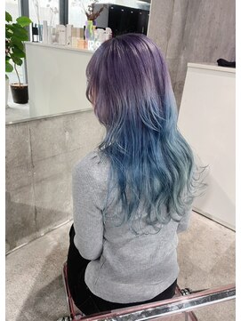 ラヴィキョート(Lavy kyoto) バレイヤージュボブウルフカット前髪レイヤー小顔ワンレン