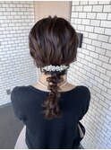 編みおろし  参列ヘア お呼ばれヘア お出かけヘア デートヘア