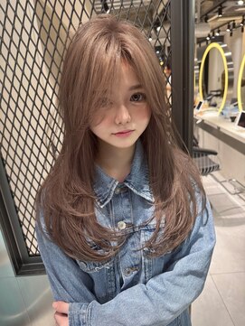 ロンドウル 熊本(Lond ulu) 韓国ヘア/ブリーチ/顔周りカット/ハイトーン/レイヤーカット/