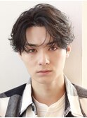 フェザーパーマニュアンスパーマセンターパートコンマバング韓国