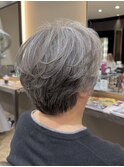 【大人女性におすすめ】ふんわりパーマショート