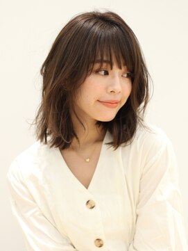 マイラ 銀座(myla) 似合わせカットメルティカラーフェミニンウェーブミディアムボブ