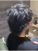 ブルーブラック/スペインカール/スパイキーショート/瀬田