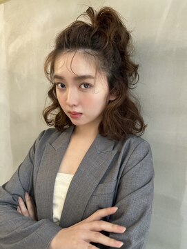 カシェ ホリエ(CACHE HORIE) ブラウンカラー / 春カラー / プチアレンジ / 三保