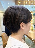 ミニウルフレイヤーカット顔周りカット前髪カットショート/大宮