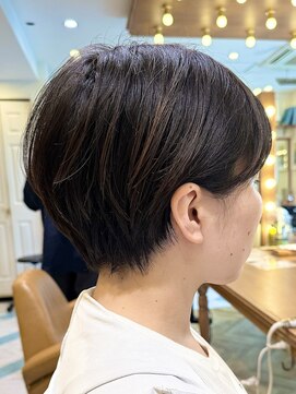 ロンド パルティール 大宮(Lond partir) ミニウルフレイヤーカット顔周りカット前髪カットショート/大宮