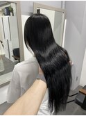 艶髪ロングストレートカラー