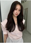 暗髪ニュアンス波巻