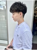 ナチュラルマッシュ刈り上げツーブロック爽やかショート(清水)