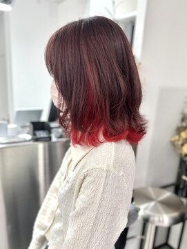 セブンスヘブン(SEVENTH HEAVEN) ☆ビビッドレッド×ピンクブラウン