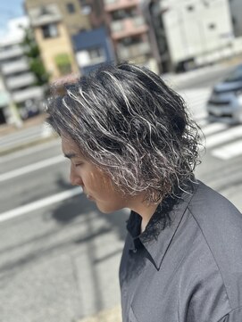 カットハウス ティーズ CUTHOUSE T's パーマ　ホワイトメッシュ