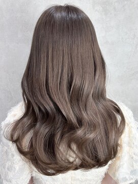 ルノン フィージュ(LUNON fieju) アプリコットオレンジくびれヘアハイライトカラー熊本