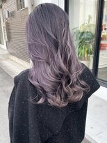 ソル(sol.)&nbsp;【Naoya】バレイヤージュラベンダーグレージュ