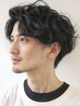 【マット感のあるワイルドな印象に】メンズカット＋ツイストパーマ ￥13500