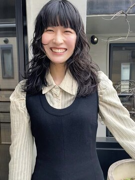 スク(SUKU) セミロング×レイヤーパーマ