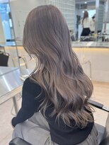 サンクマーケット 渋谷(cinq MARKET)&nbsp;渋谷ブリーチなしダブルカラーラベンダーブラウンベージュカラー